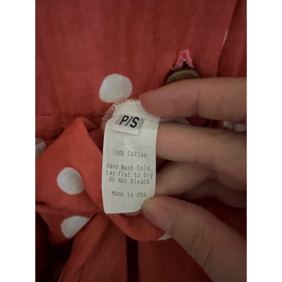 Jen's Pirate Booty Orange Polka Dot Swim Coverup - Picture 4 of 7